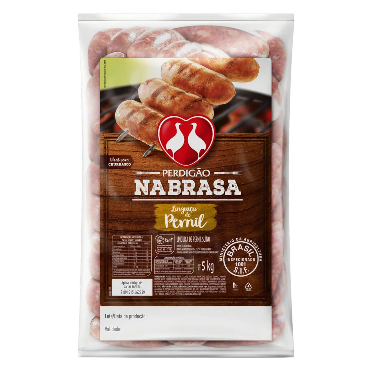 Linguiça de pernil Na Brasa Perdigão