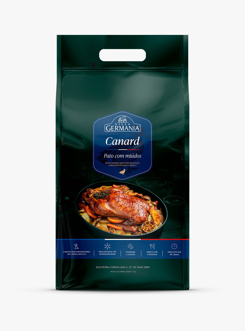 Pato canard frances com miudos