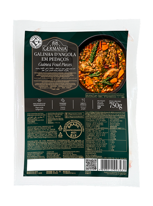 Galinha D'Angola pedaços