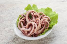 Tentáculos de lula congelado