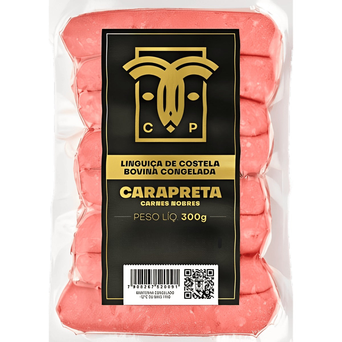 Linguiça de costela bovina angus Cara Preta