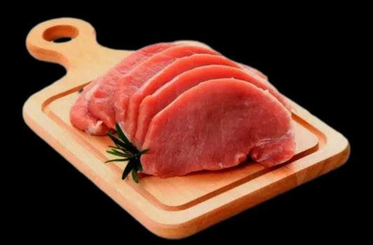 Pernil suíno sem osso fatiado