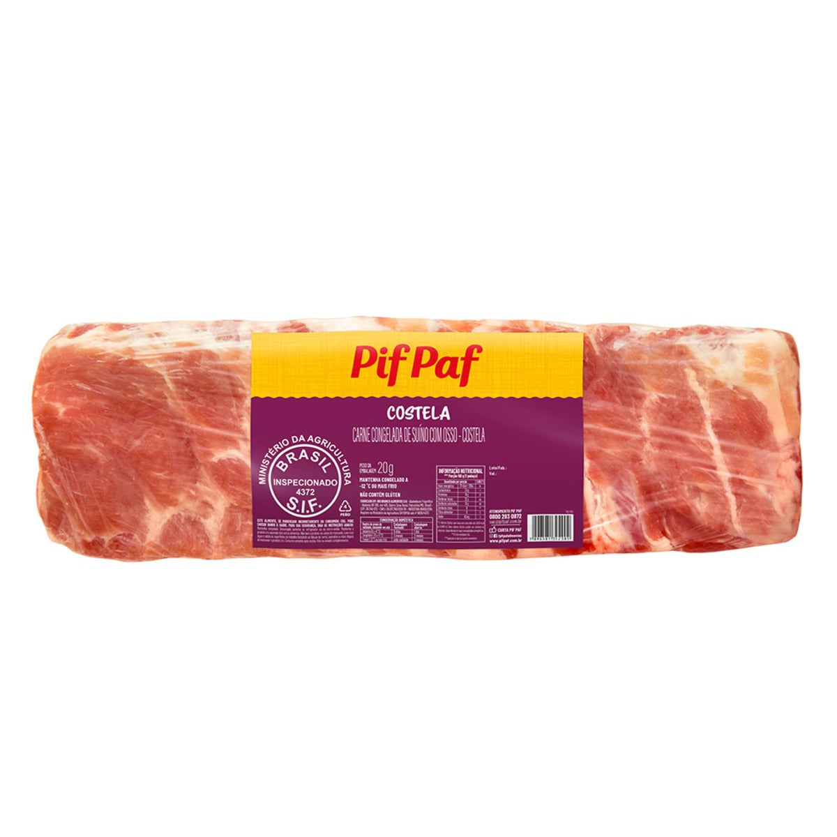 Costela suína ripa Pif Paf