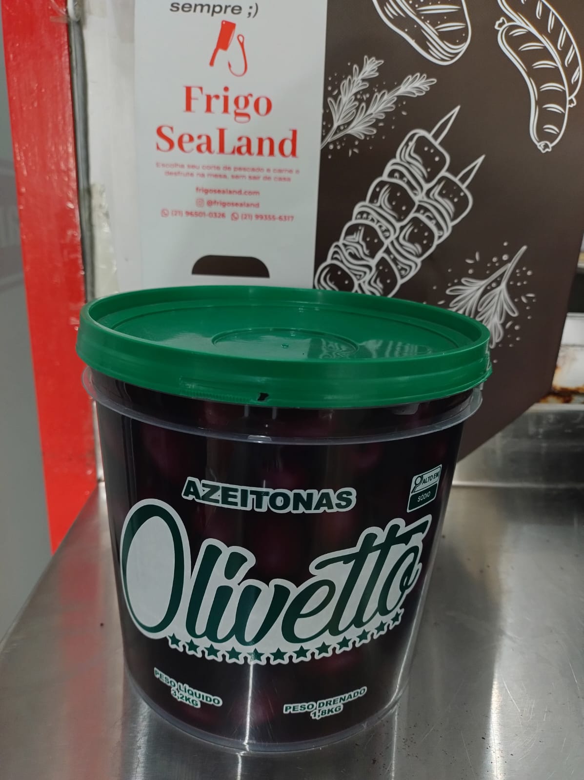 Azeitona Azapa Balde