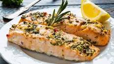 Salmão em pedaços